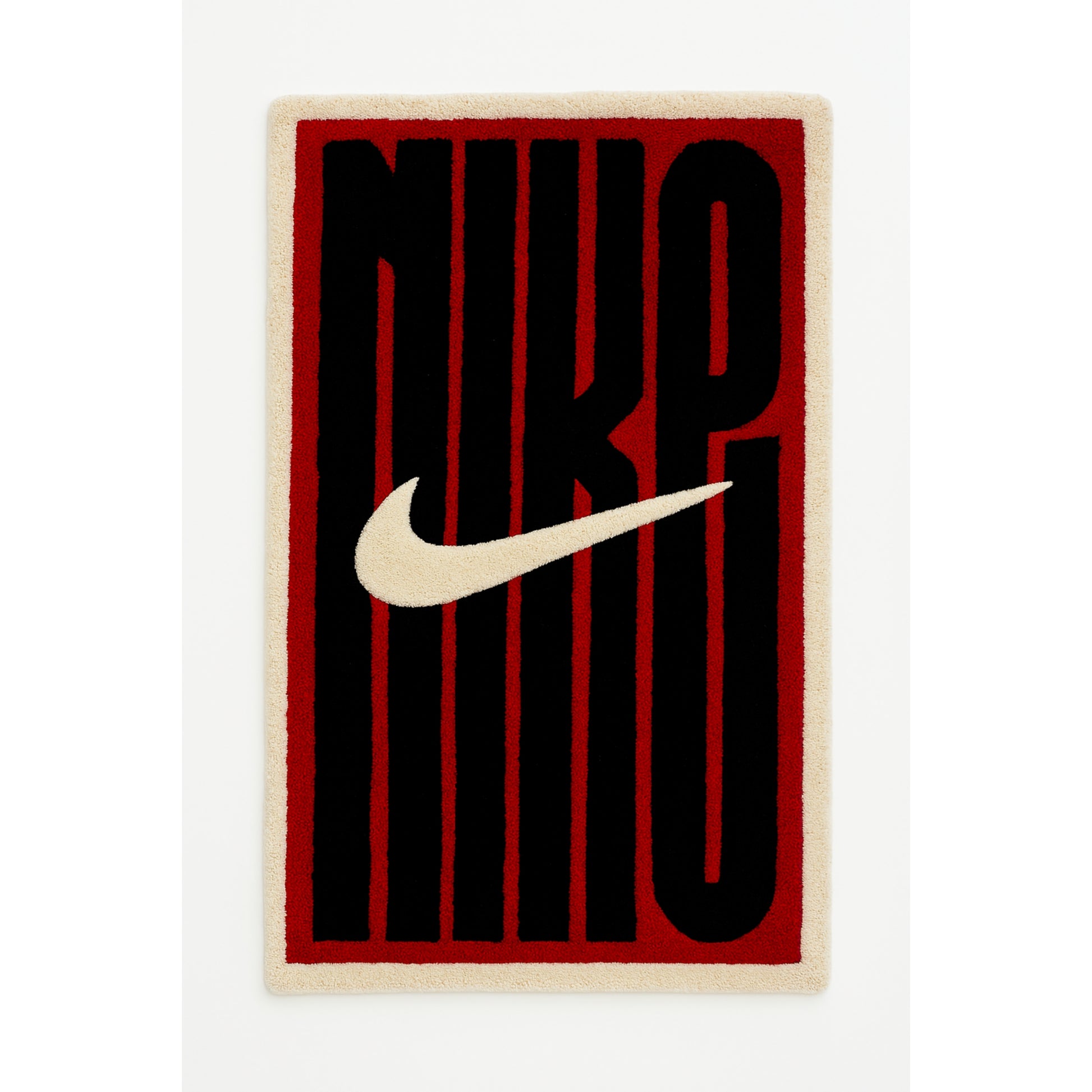 Nike Linear Typography Hand-Tufted Rug