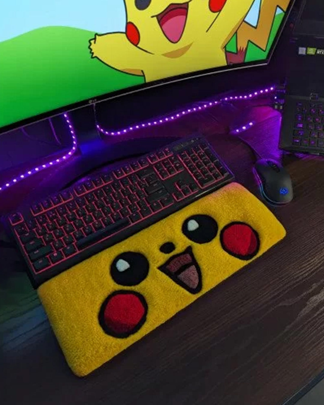 Pikachu Pokemon Keyboard Rug