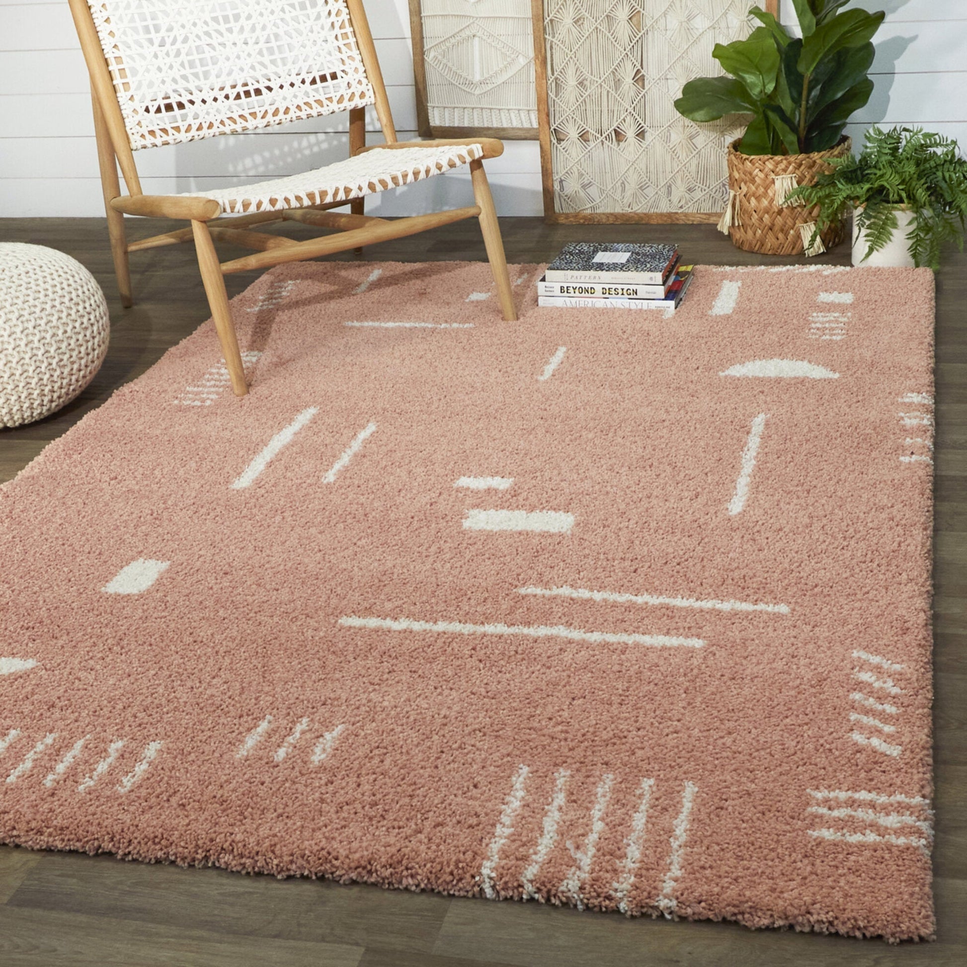 Rupa Boho Moroccan Shag Area Rug