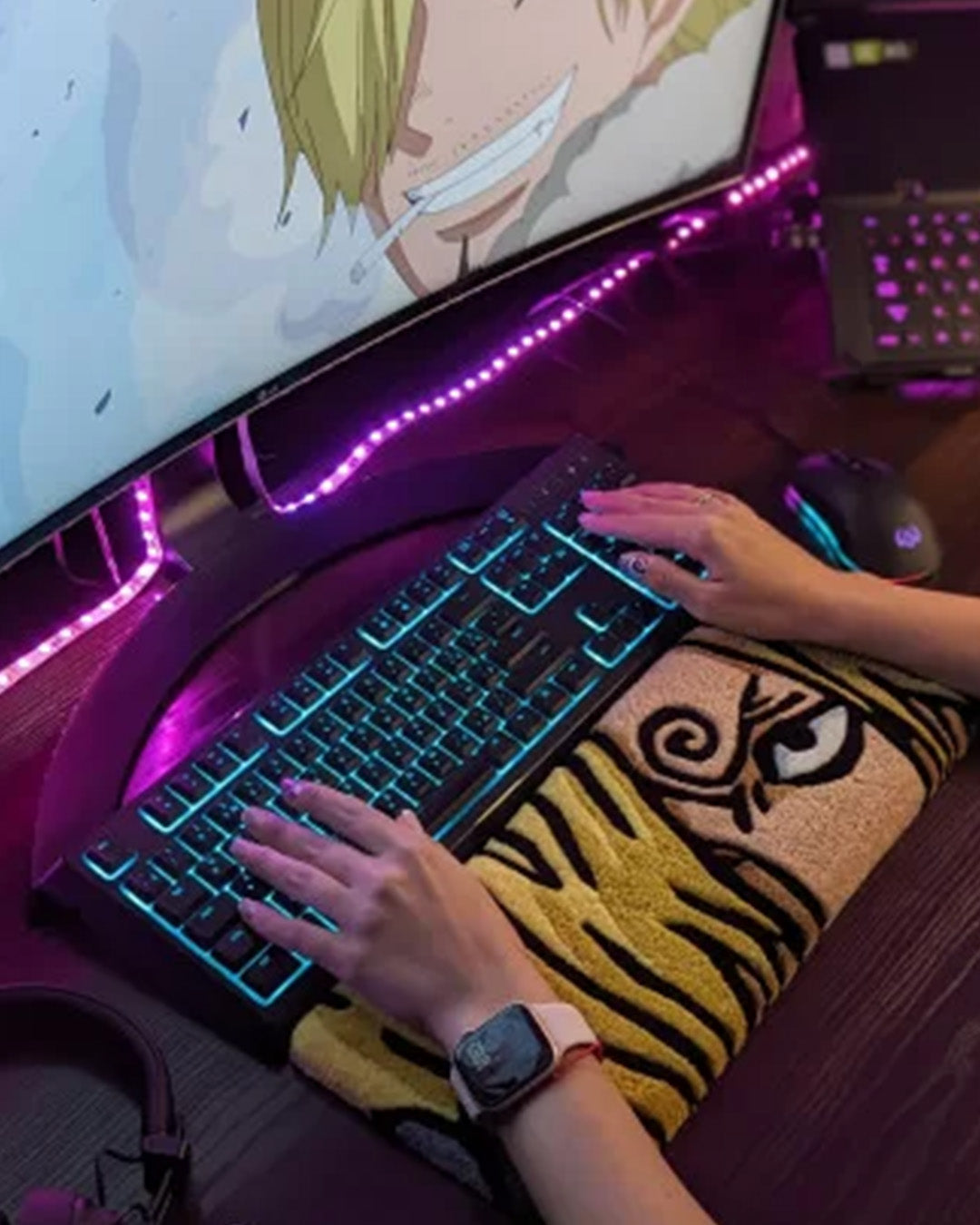 Sanji Anime Keyboard Rug