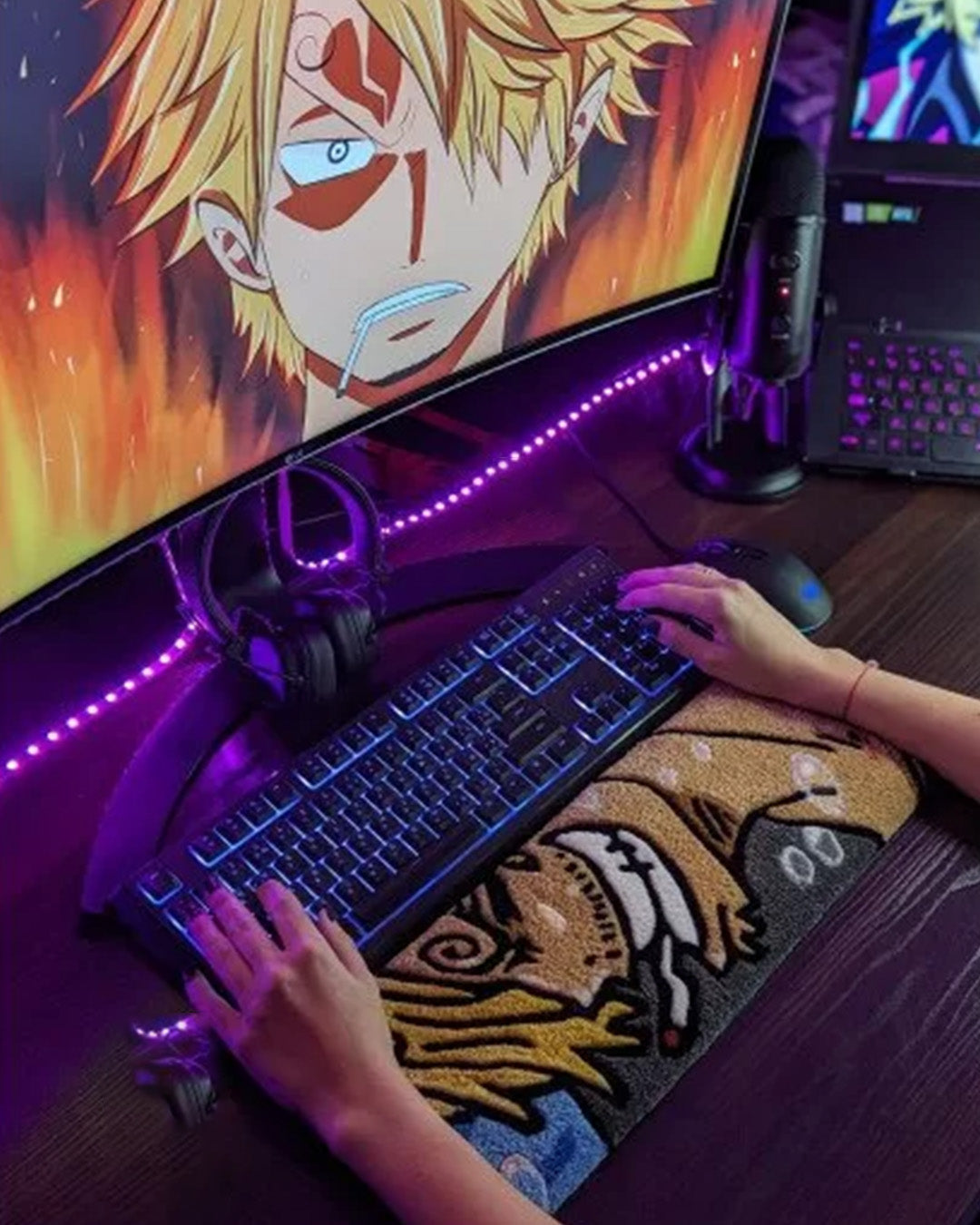 Sanji 2 Anime Keyboard Rug