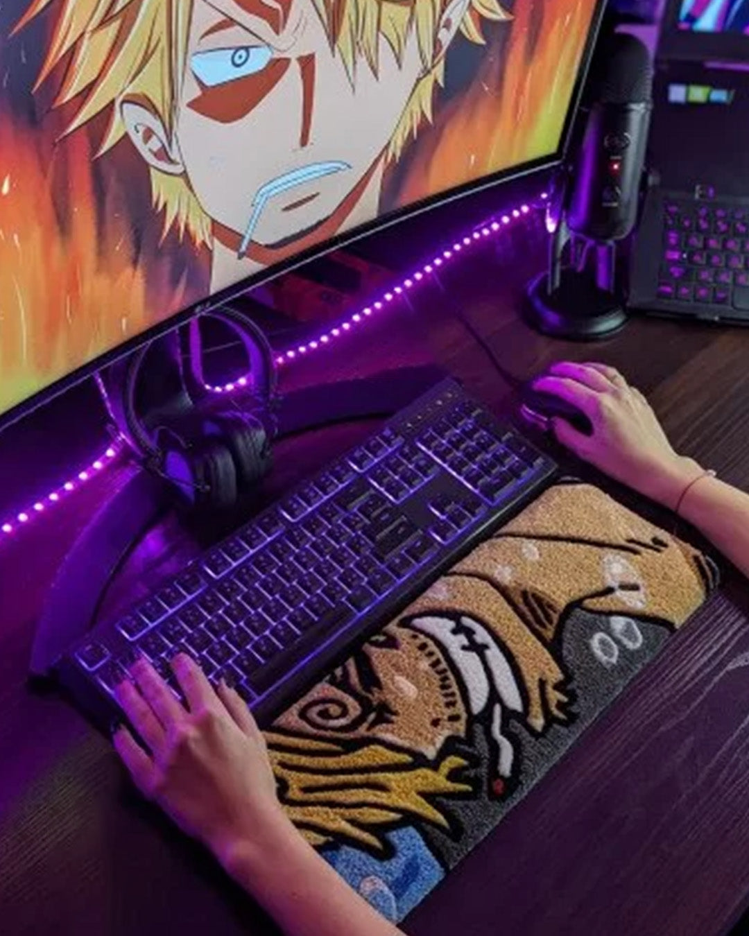 Sanji 2 Anime Keyboard Rug