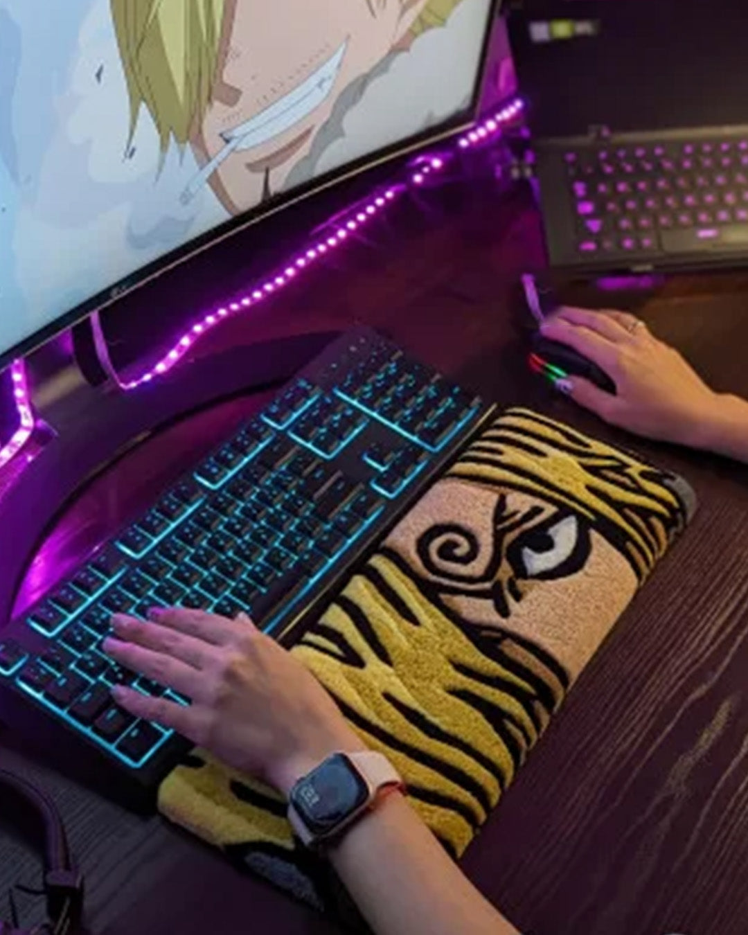 Sanji Anime Keyboard Rug