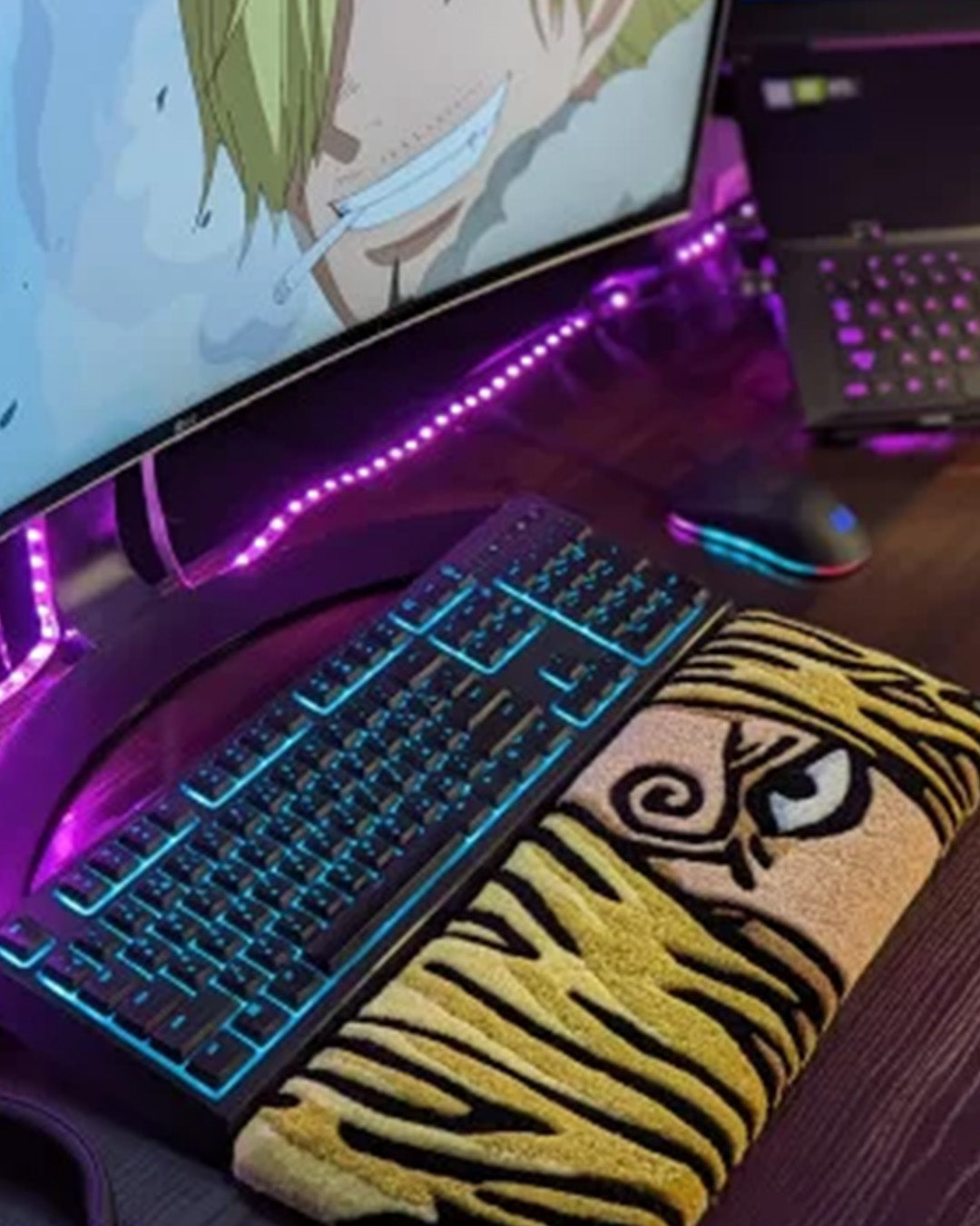 Sanji Anime Keyboard Rug