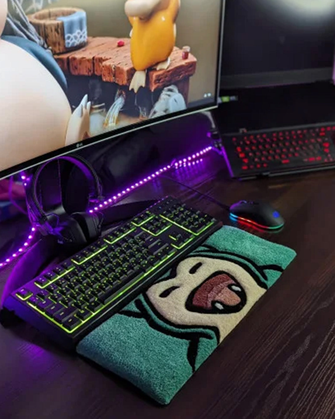 Snorlax Pokemon Keyboard Rug