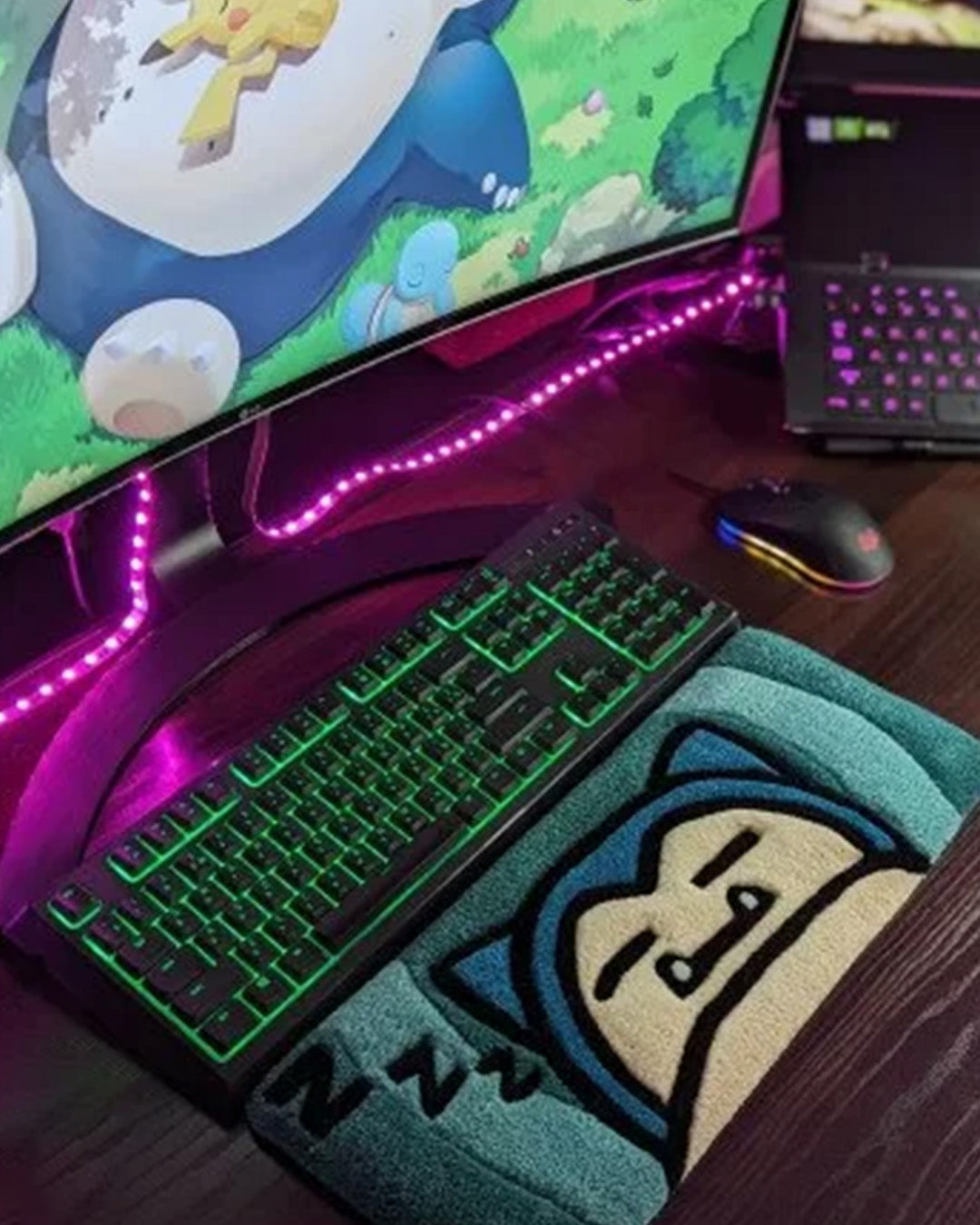 Snorlaxzz Pokemon Keyboard Rug