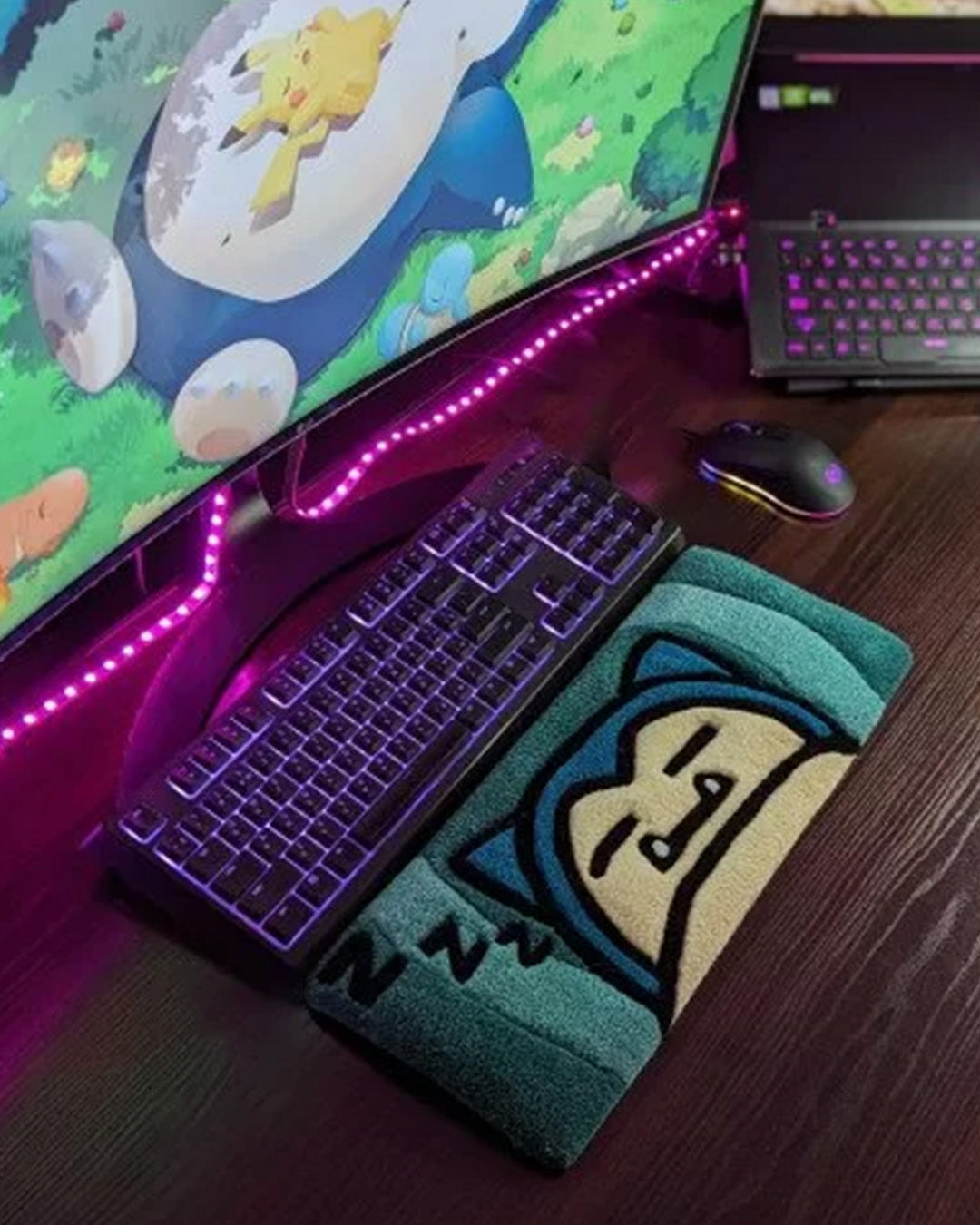 Snorlaxzz Pokemon Keyboard Rug