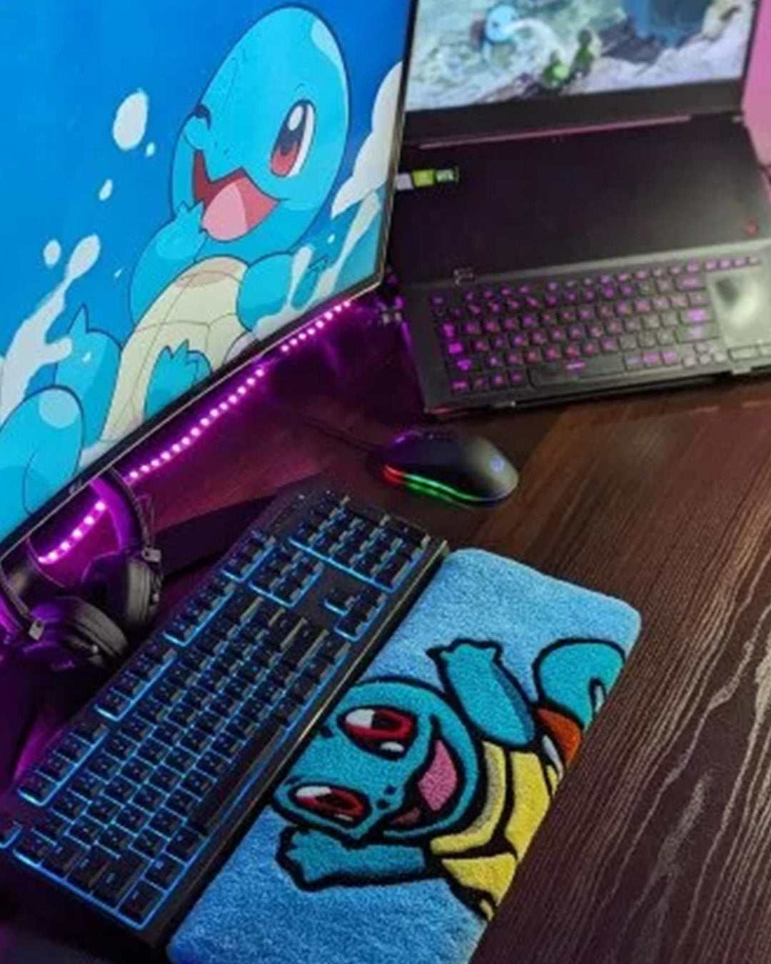 Squirtle Pokemon Keyboard Rug