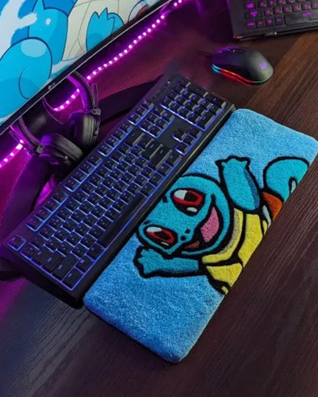 Squirtle Pokemon Keyboard Rug