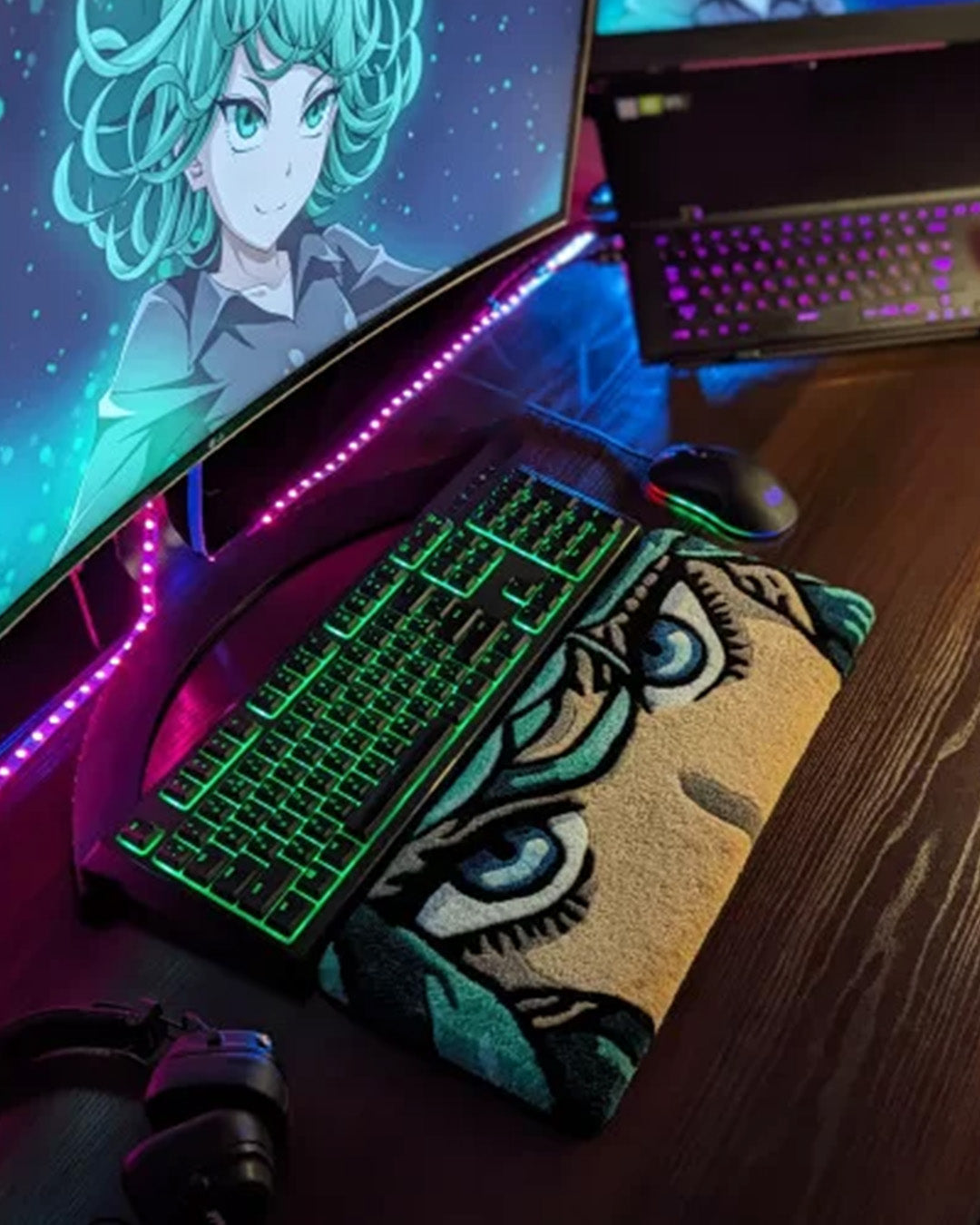 Tatsumaki  Anime Keyboard Rug