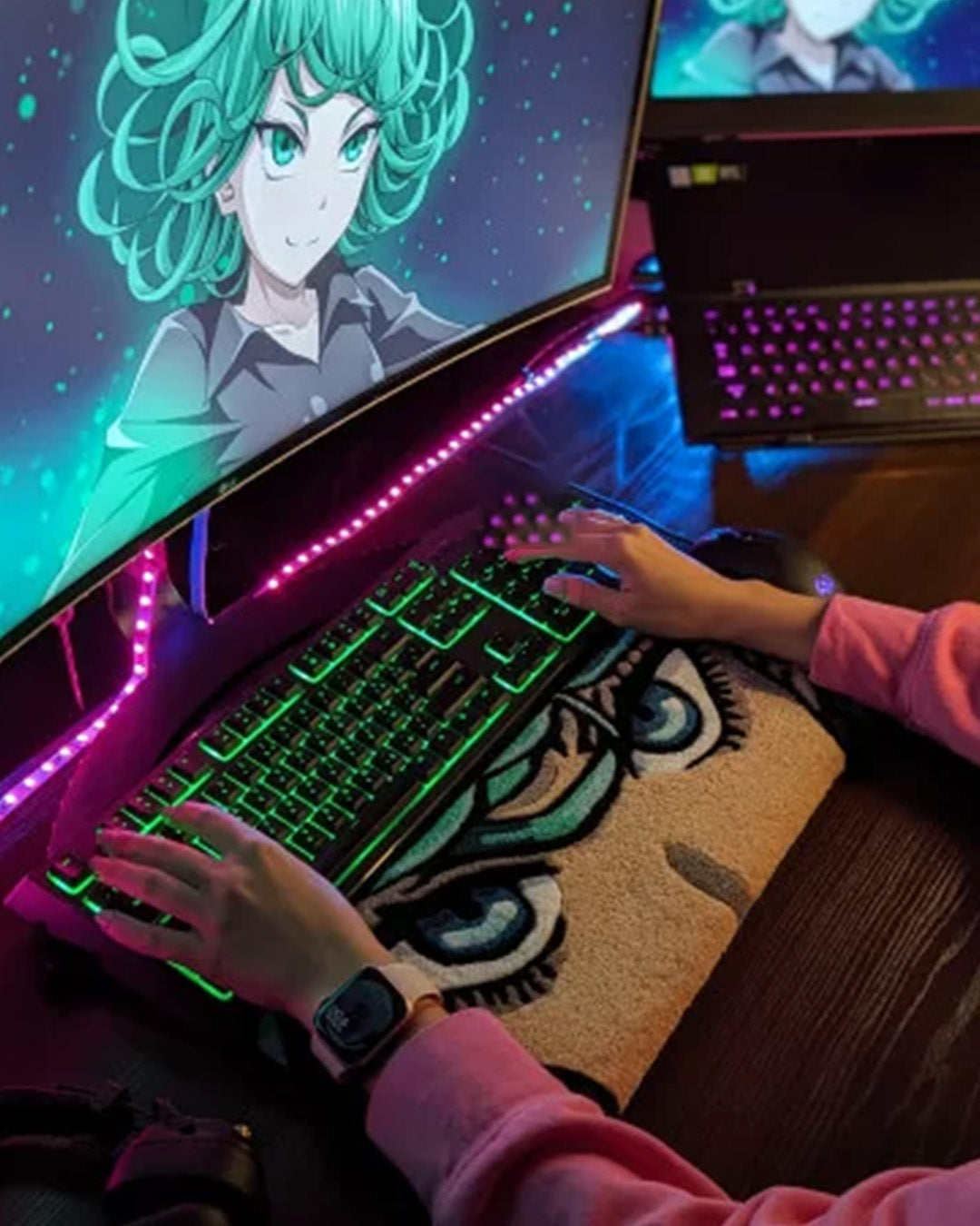 Tatsumaki  Anime Keyboard Rug