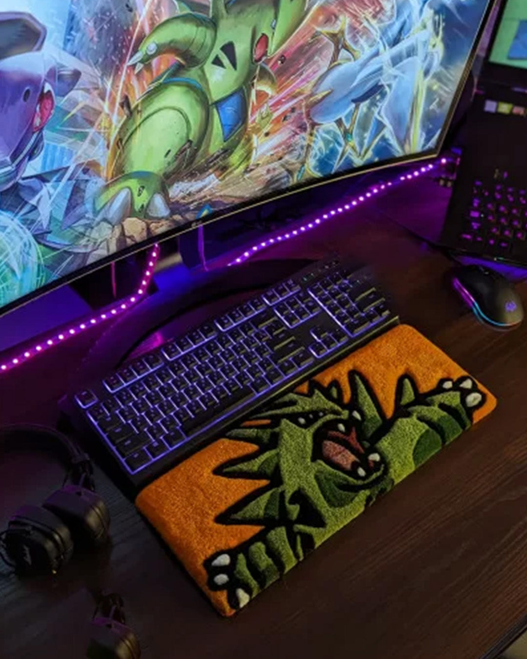 Tyranitar  Pokemon Keyboard Rug