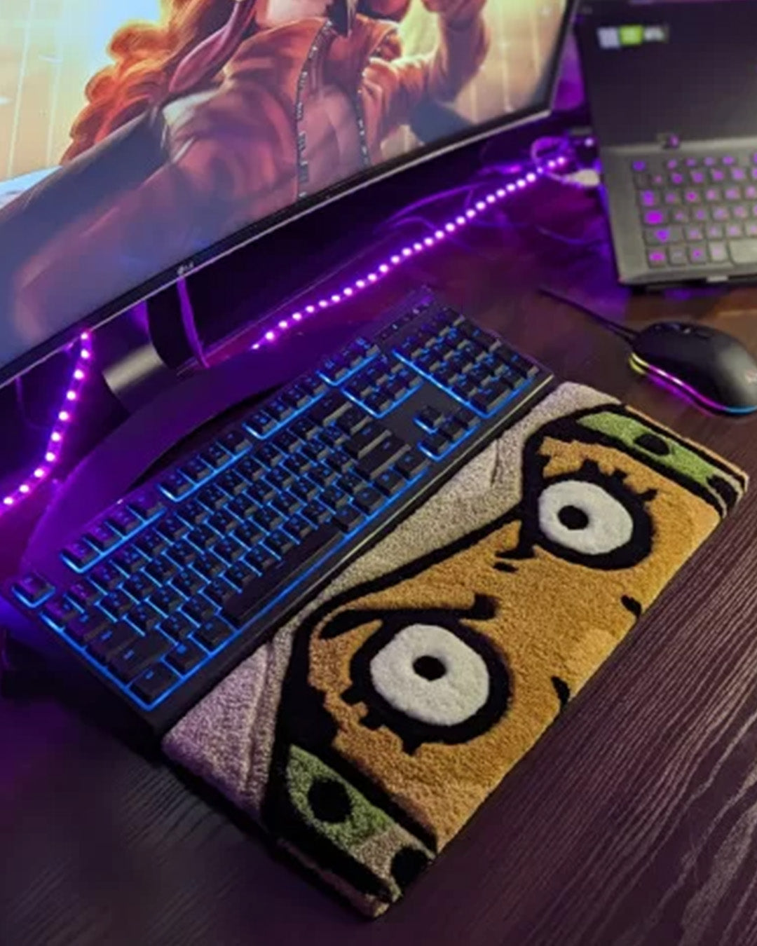 Usopp Anime Keyboard Rug