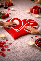 Love-Heart hand tufted rug