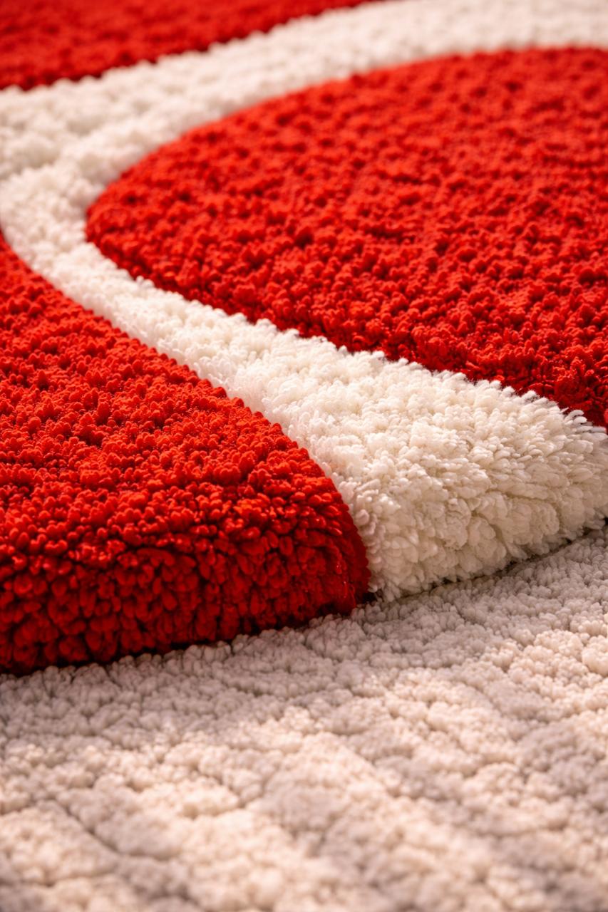 Love-Heart hand tufted rug