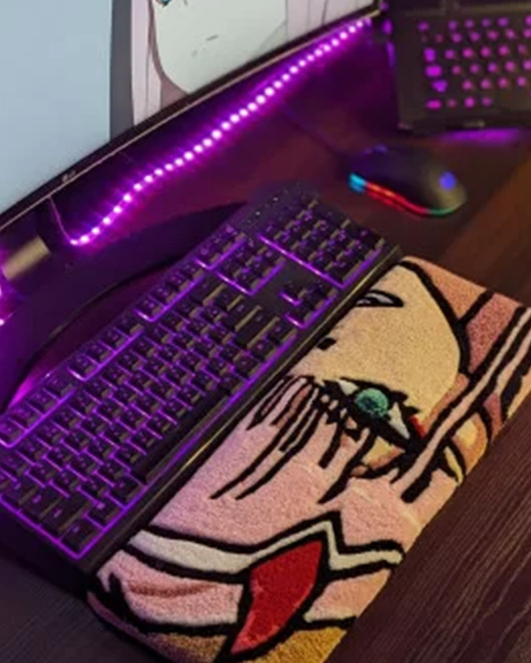 Zero Two Anime Keyboard Rug