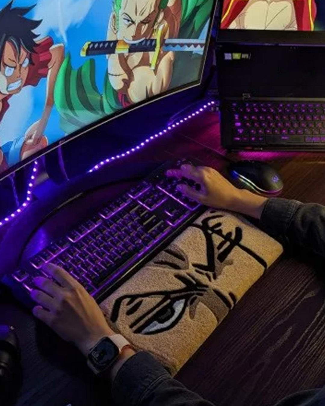 Zoro Anime Keyboard Rug