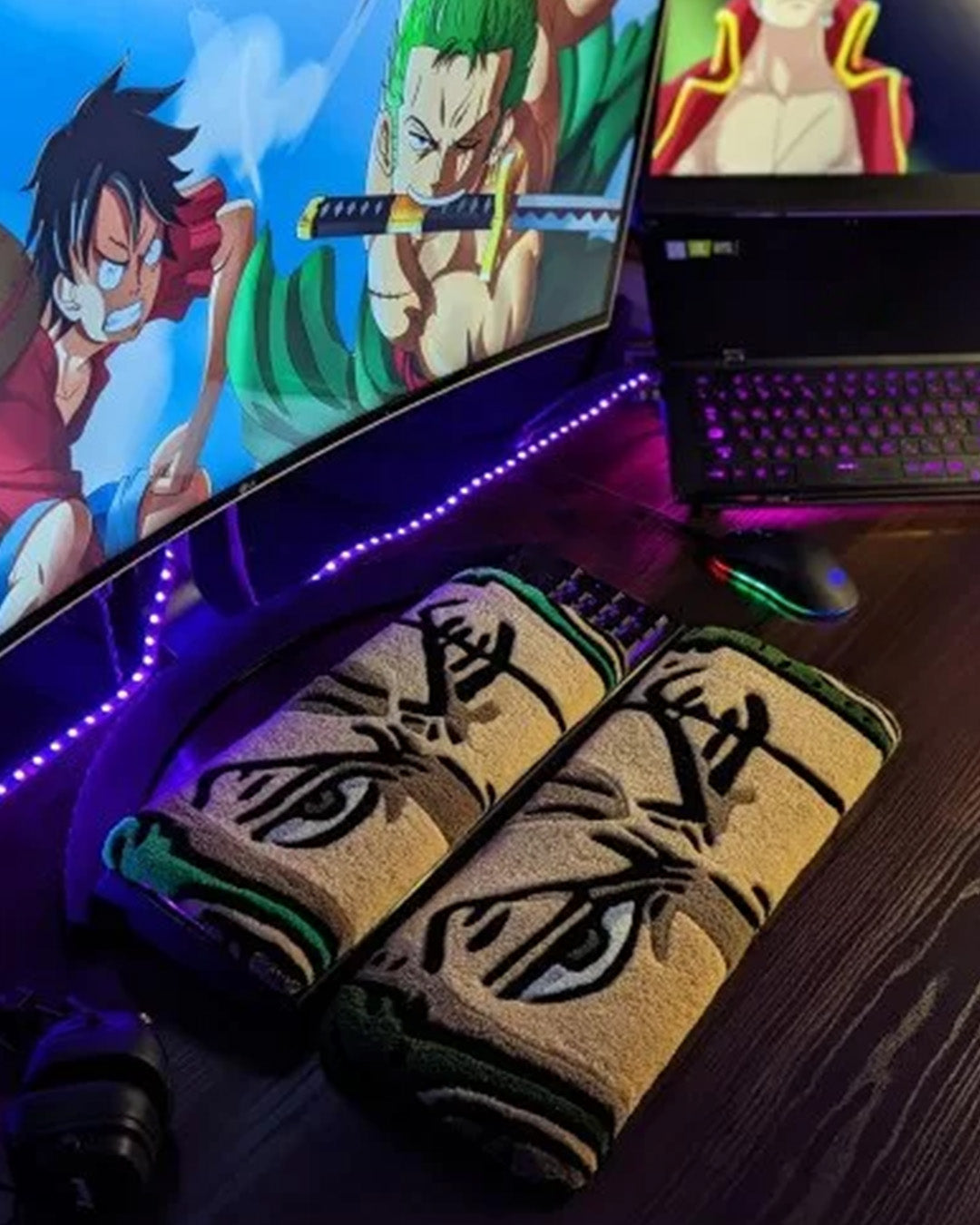 Zoro Anime Keyboard Rug