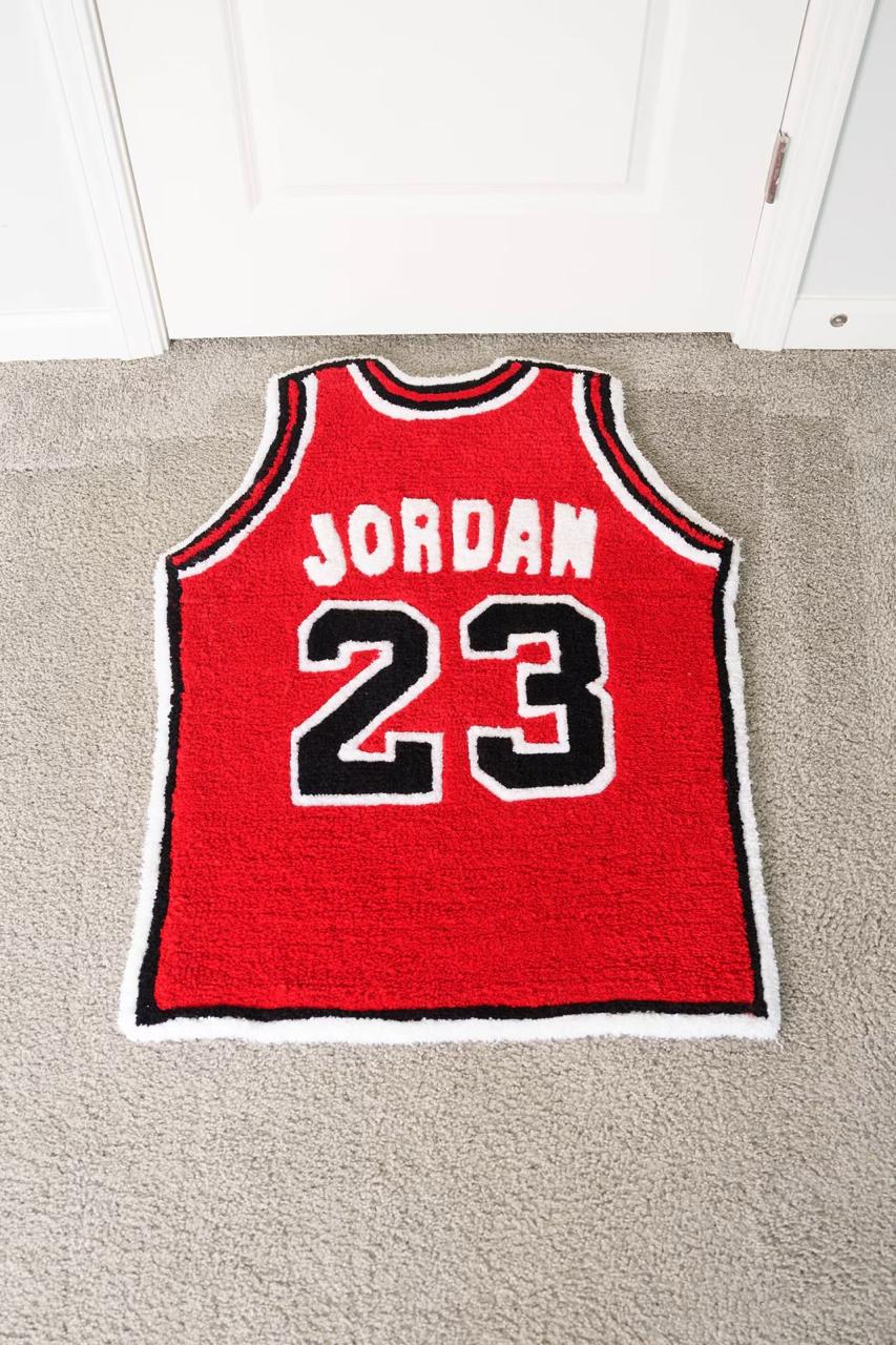 Basketball Jersey Rug – 23 Sports Icon Aesthetic Tufted Rug