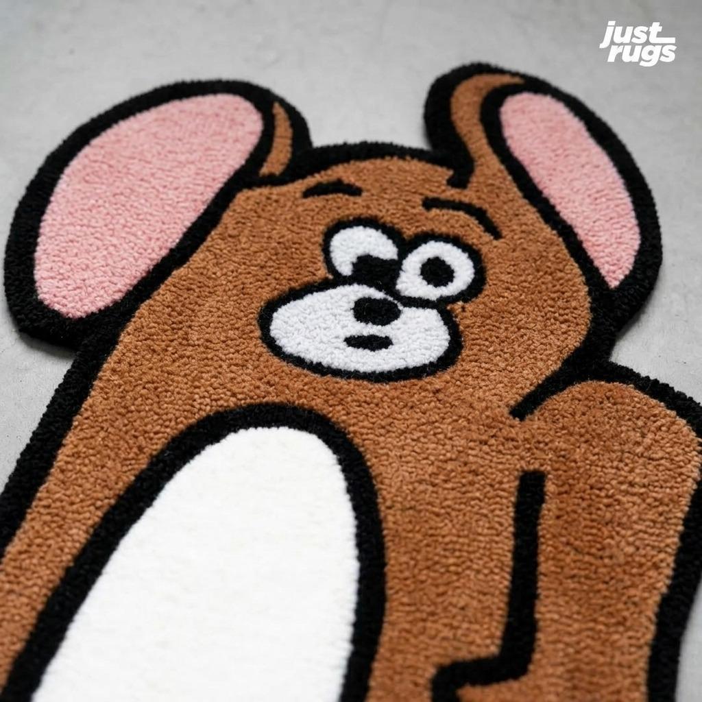 Crushed Mouse Hand-Tufted Custom Rug