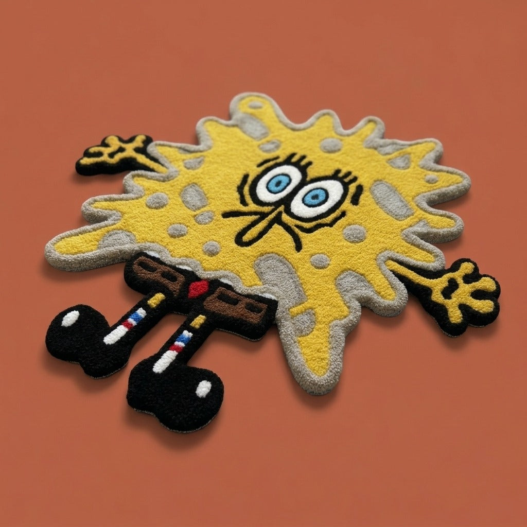 Hand-Tufted Fun Sponge Splatter Rug