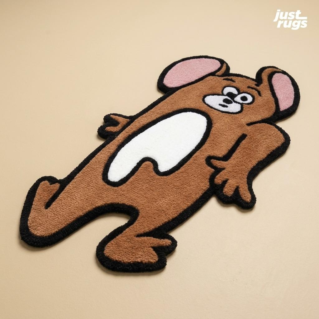 Crushed Mouse Hand-Tufted Custom Rug