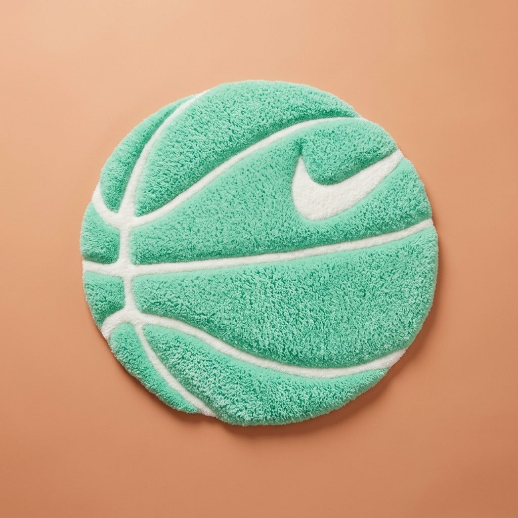 Tiffany Basketball Rug – 3D Aesthetic Round Sport Rug