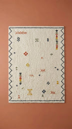 Eila Tribal Shag Area Rug