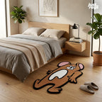 Crushed Mouse Hand-Tufted Custom Rug