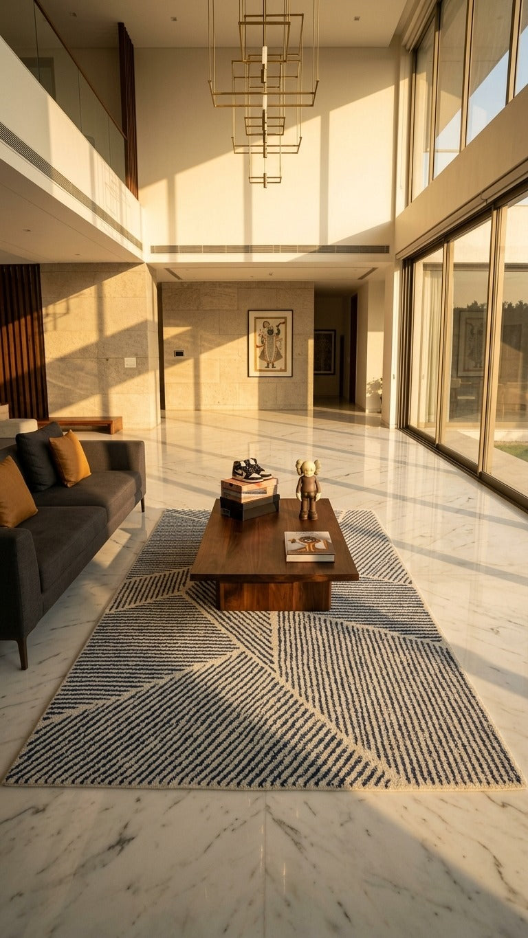 Larsen Modern Stripe Area Rug