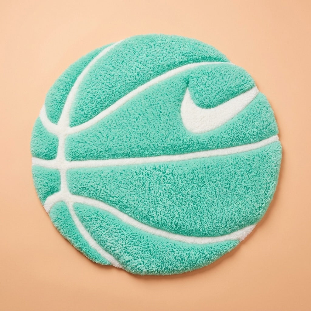 Tiffany Basketball Rug – 3D Aesthetic Round Sport Rug