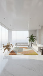 Merril Modern Abstract Shag Area Rug