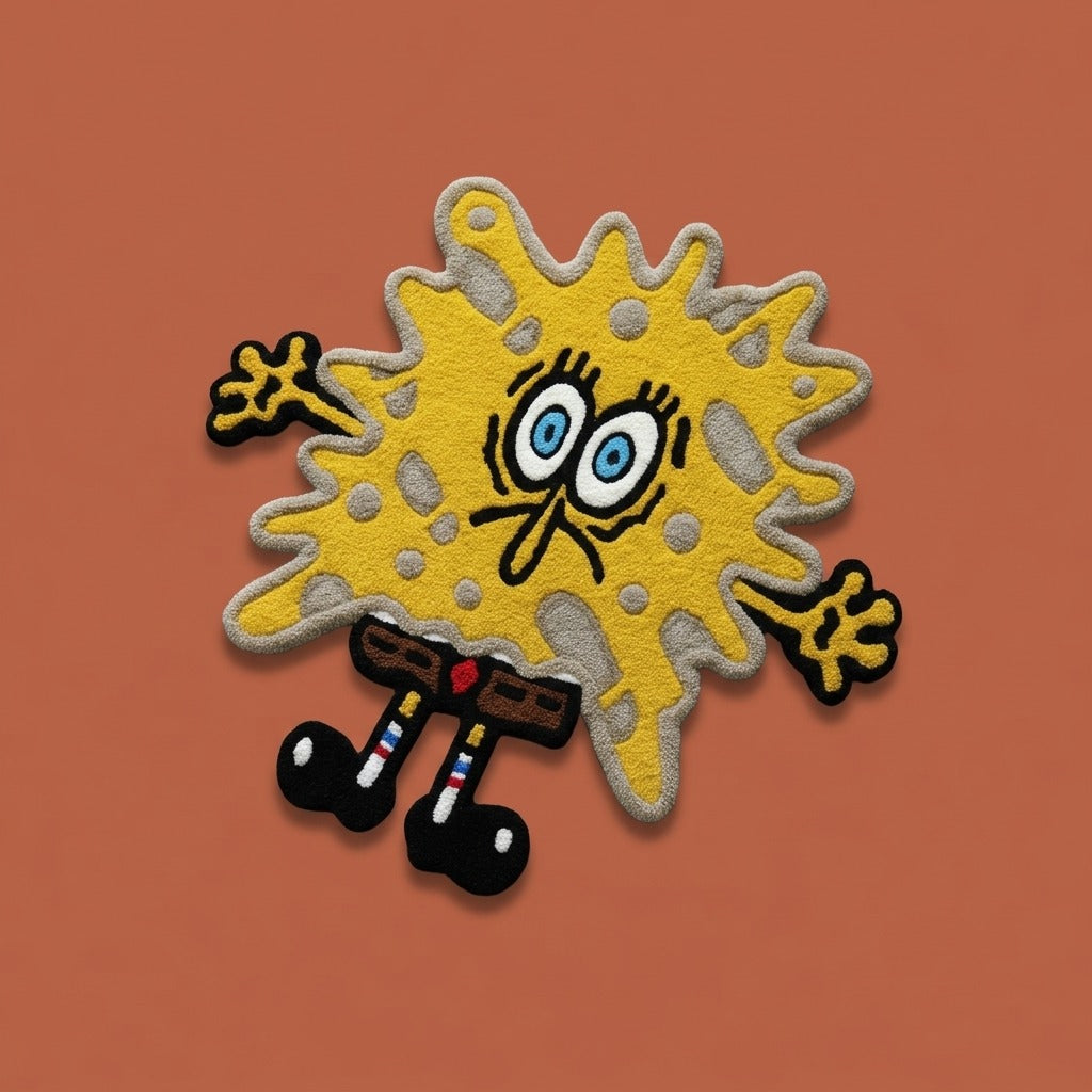 Hand-Tufted Fun Sponge Splatter Rug