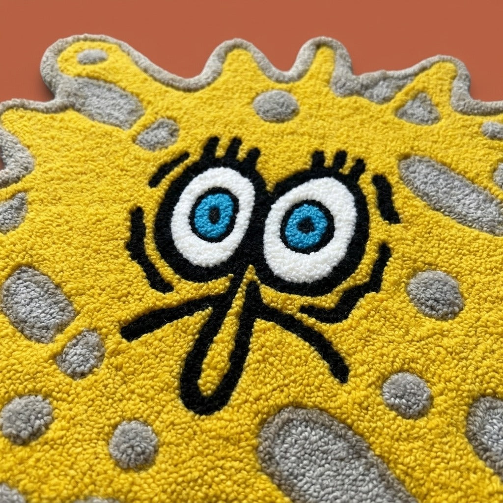 Hand-Tufted Fun Sponge Splatter Rug