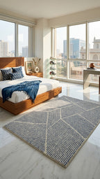 Larsen Modern Stripe Area Rug