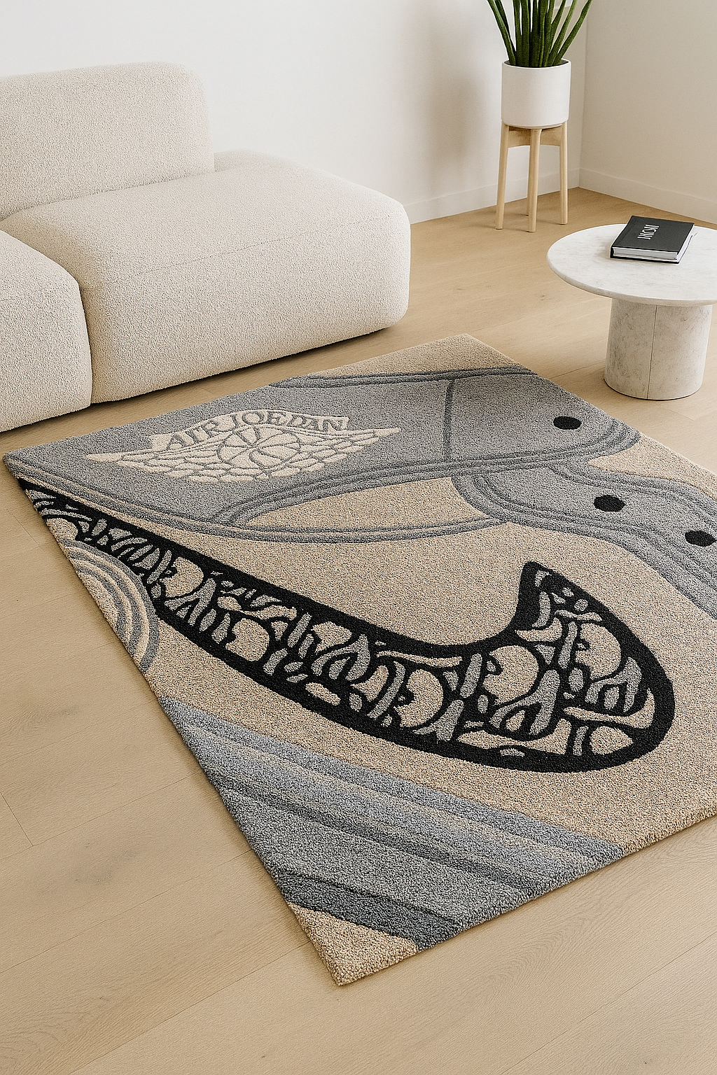 AJ1 Dior rug