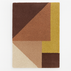 Jordan Modern Geometric Shag Area Rug