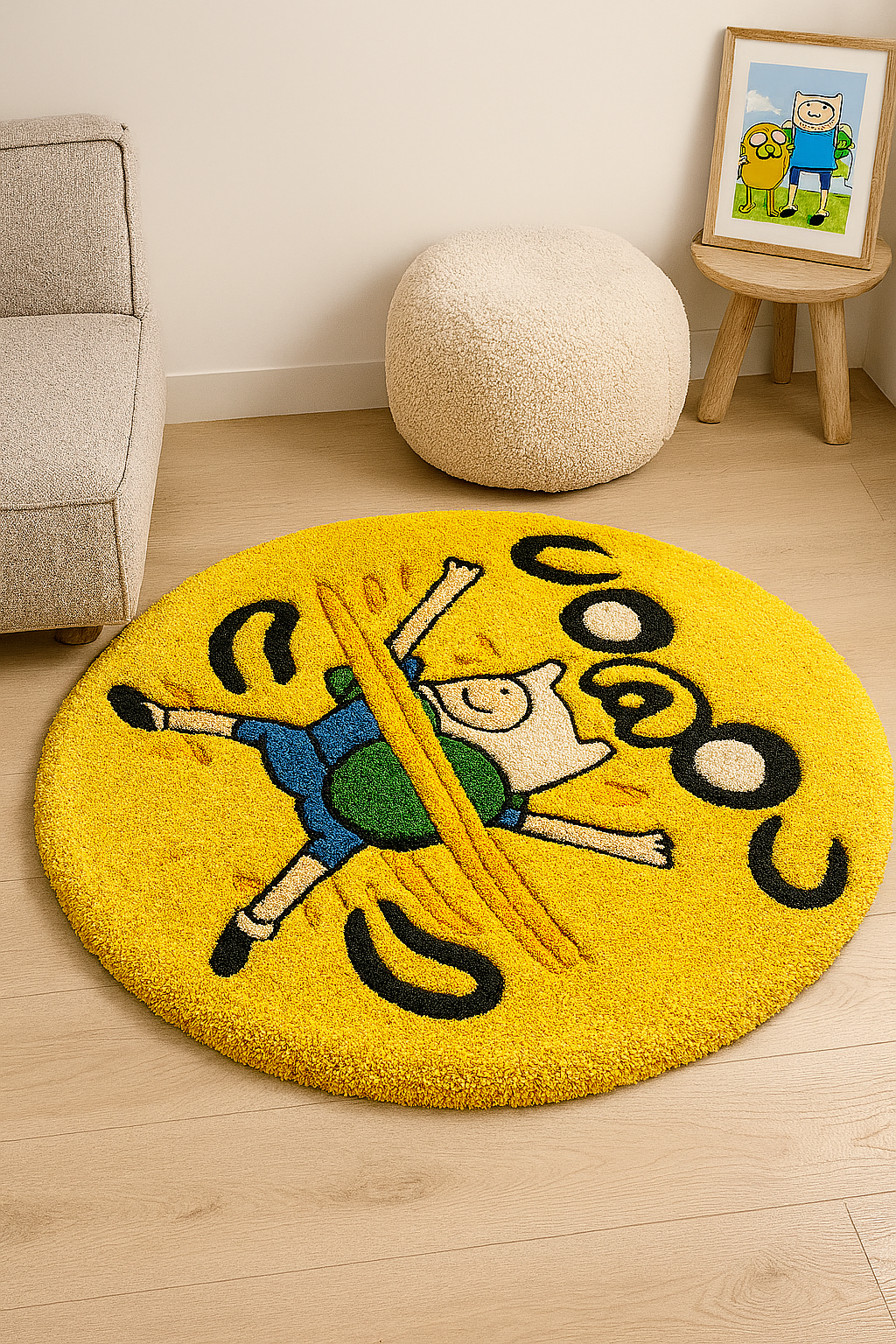 Fluffy Tufted Custom Cartoon Rug