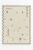 Eila Tribal Shag Area Rug