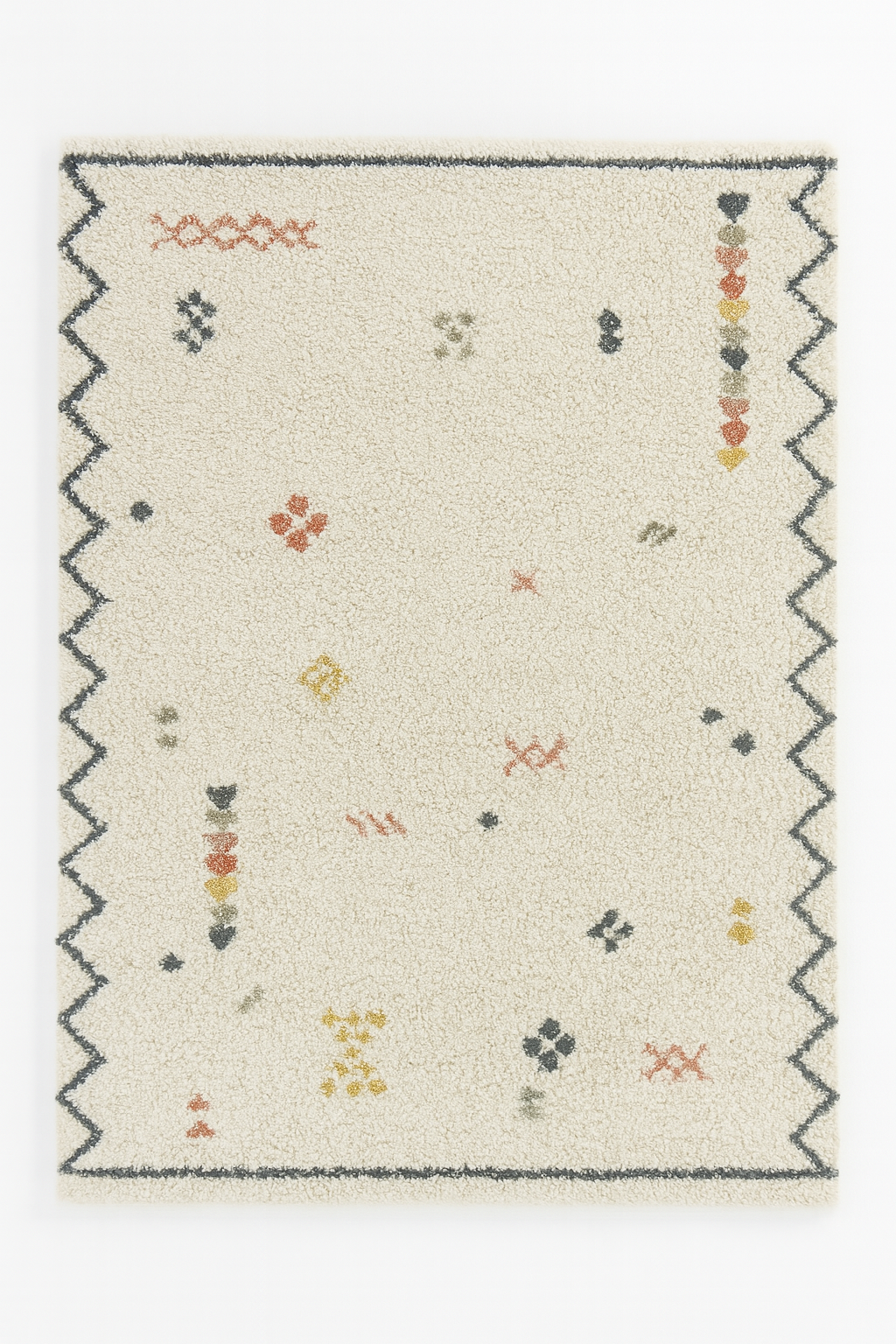 Eila Tribal Shag Area Rug