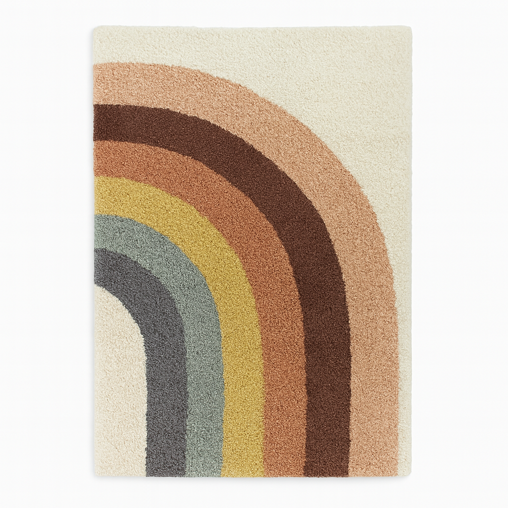 Amelia Kids Modern Rainbow Area Rug