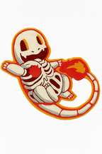 Charmander Skeleton Pokemon Rug