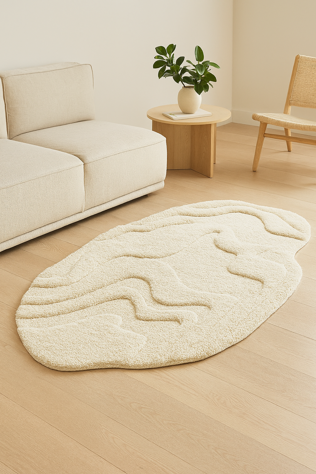 Monochrome Bliss Hand-Tufted Rug