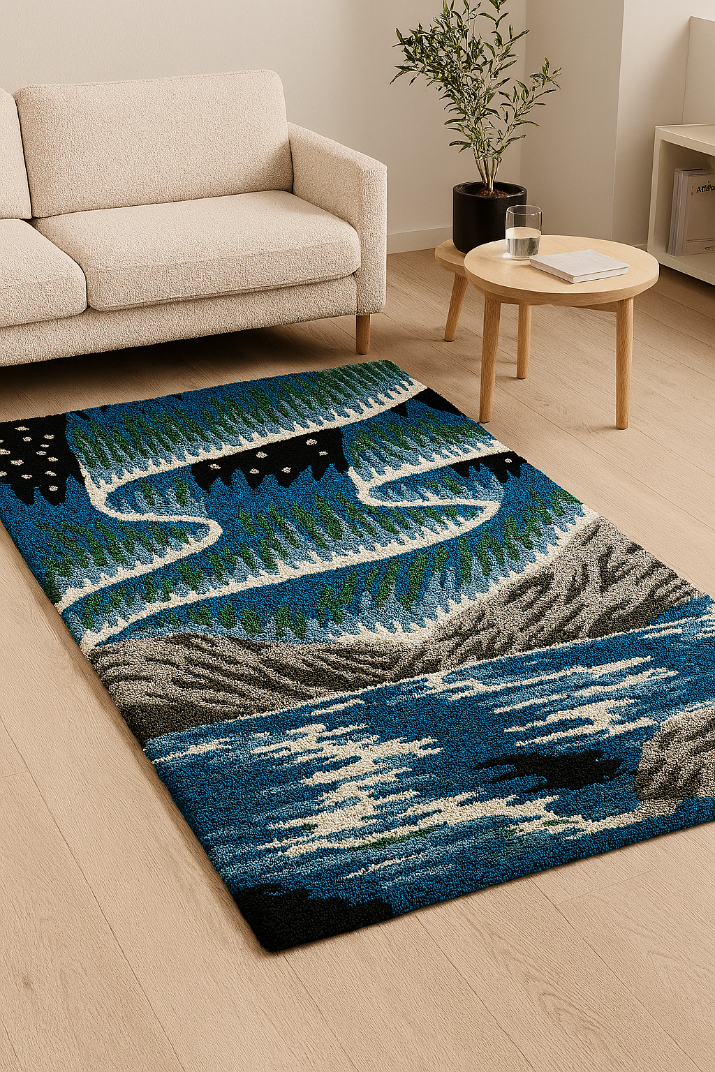 Northern Lights Hand-Tufted Rug