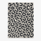 Leopard Print Shag Asaro Rug