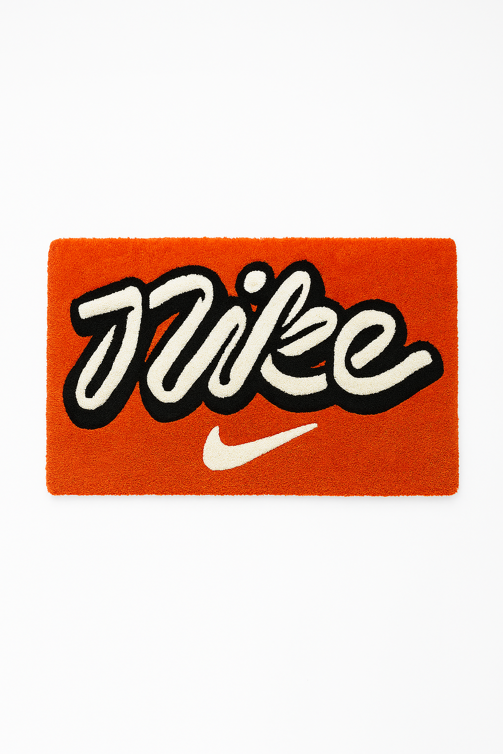 Nike Orange Hand-Tufted Rug