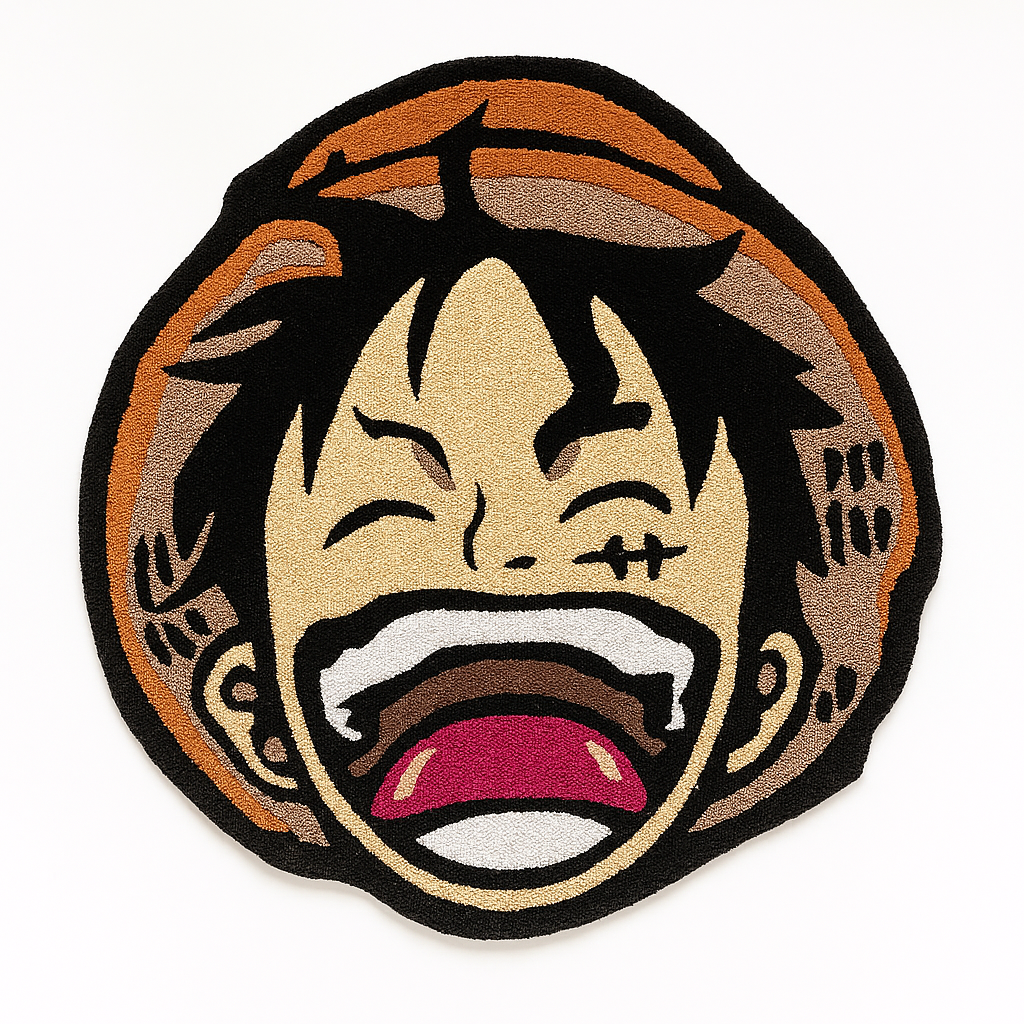 Luffy Laughing Hand-Tufted Rug
