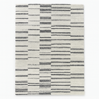 Levine Modern Geometric Shag Area Rug