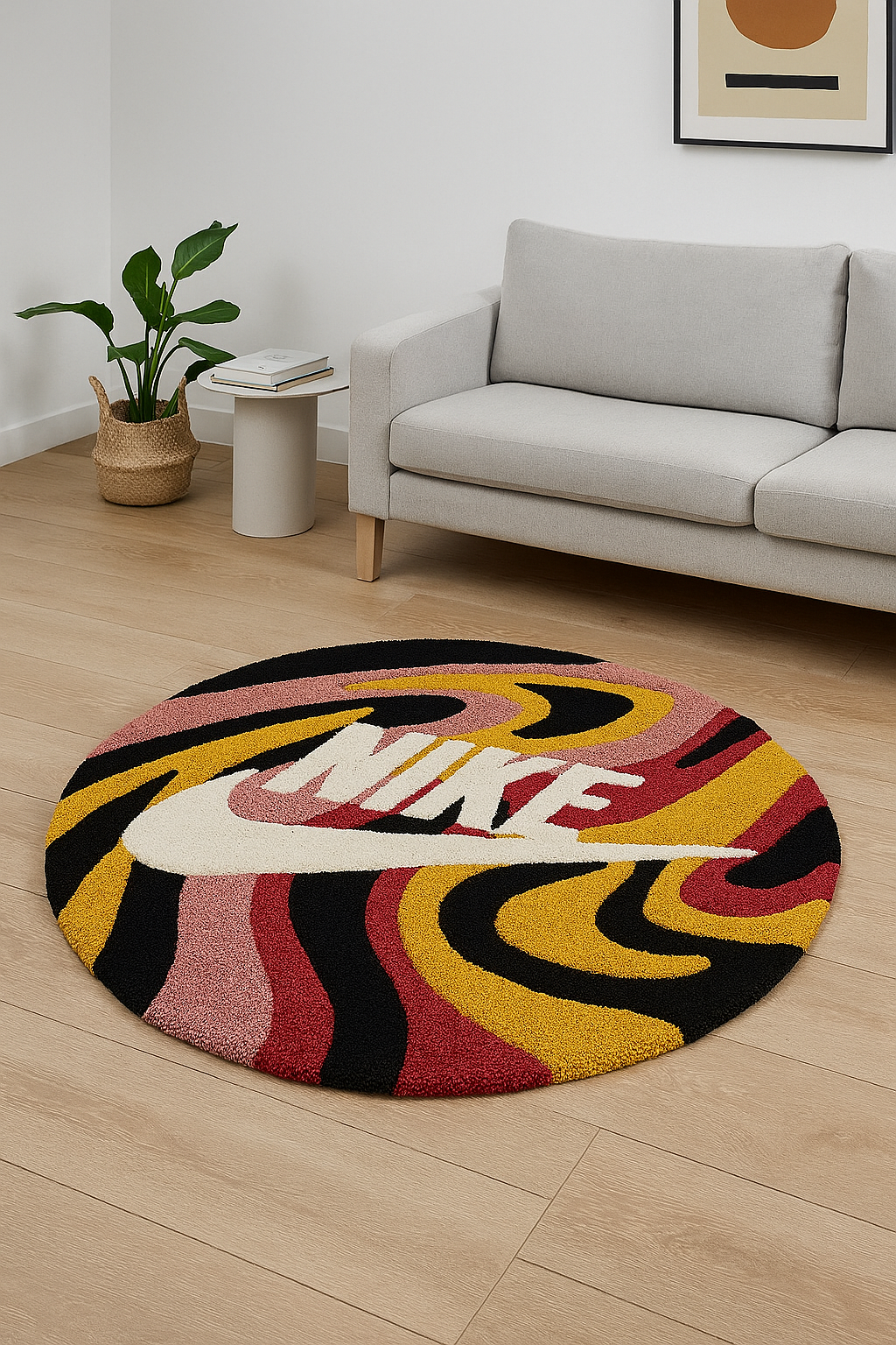 Nike Multicolour Hand-Tufted Rug
