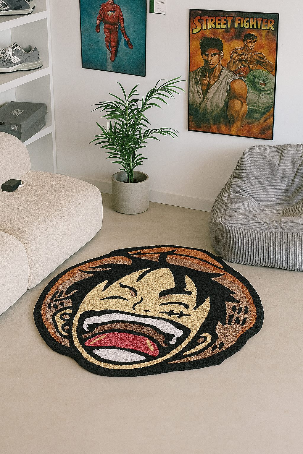 Luffy Laughing Hand-Tufted Rug